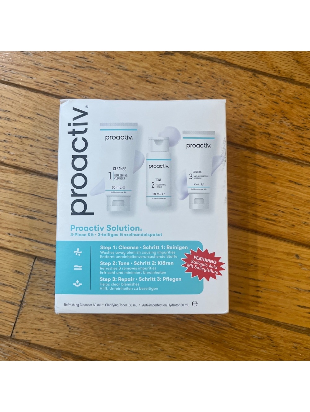 Proactiv Solution 3-Piece Skincare Kit with Salicylic Acid